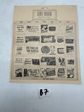 October 1948 State Theatre Marshall NC Movie Calendar Poster