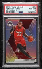 2019-20 Panini Mosaic Rookies Silver Prizm Kendrick Nunn #234 PSA 8 03rx