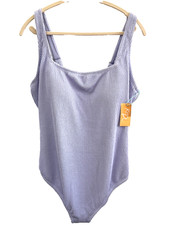 Kona Sol One Piece Swimsuit Women’s Plus Size 22 Blue Full Coverage NWT