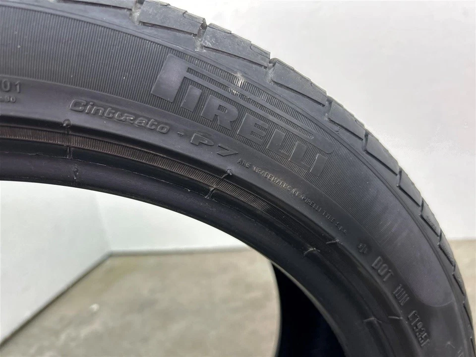 One Used 215/45R17 Pirelli Cinturato Tire 9/32 Tread - Image 3 of 4