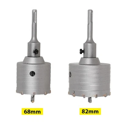 MARKENLOS Dosensenker Ø 68mm / 82mm SDS plus Diamantbohrkrone mit Aufnahme 110mm Bohrer
