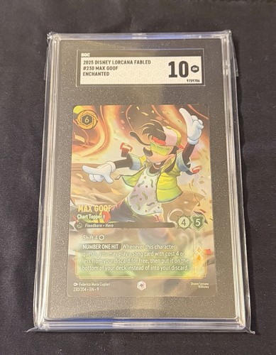 Max Goof - Chart Topper graded SGC 10 for sale on eBay