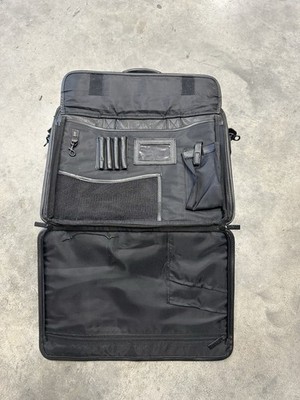 DELL Black Leather Executive Laptop Bag Black DL23A Travel