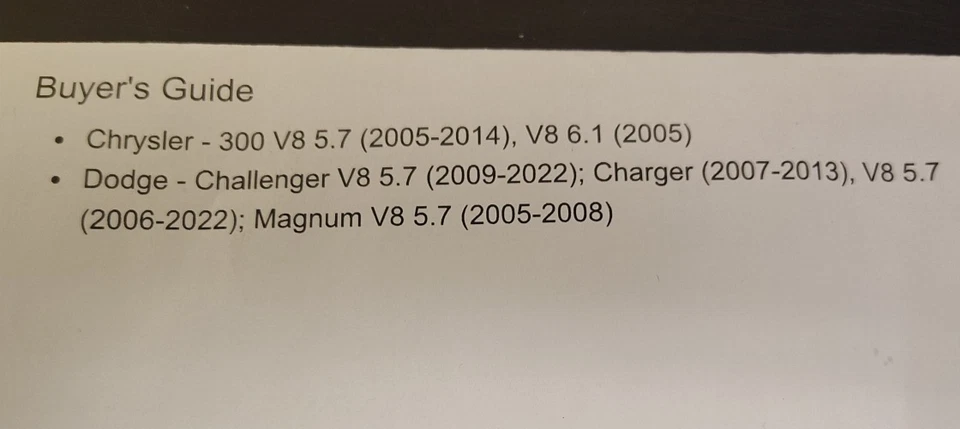 Chrysler 300 Dodge Challenger 2005-2014 cargador 2007-2013 Magnum... Foto 4 de 4