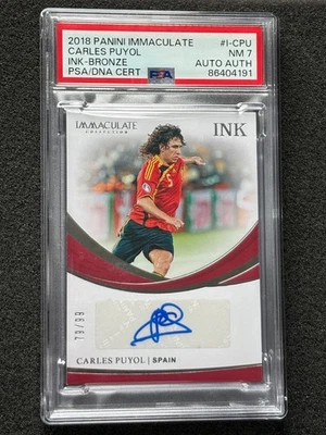 2018-19 Panini Immaculate Collection Soccer Trading Cards for sale