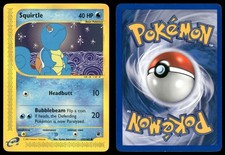 SQUIRTLE 132/165 C MP EXPEDITION BASE SET POKEMON