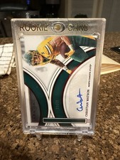 2022 CHRISTIAN WATSON IMMACULATE RUBY  /49 Autograph ROOKIE