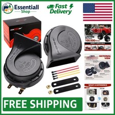 130dB Super Loud 12V Car Horn Kit  Universal Fit for Cars, Trucks  Motorcycles