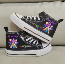 KPop Demon Hunters Huntrix Girls Sneakers Breathable Kids sports Shoes