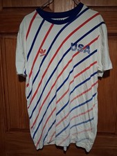 Usa National Team Adidas Large Throwback Vintage Style Cotton Soccer Jersey