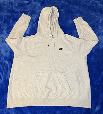Nike Essential Womens Pullover Hoodie Sweatshirt XXL Cream Athletic Sporty