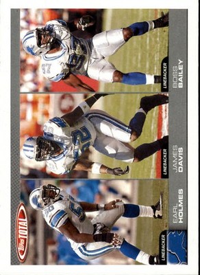 2004 Topps Total #286 Earl Holmes/James Davis RC/Boss Bailey - FB