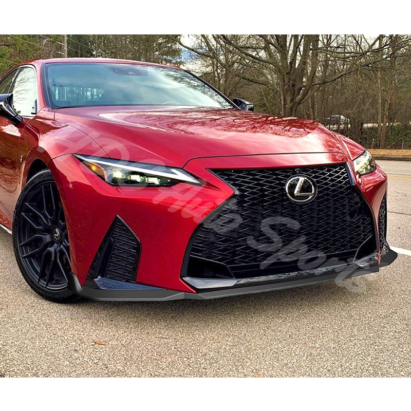 For 2021-2025 Lexus IS350 IS500 F-Sport V-Style Black Front Bumper