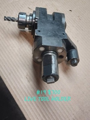 MAZAK LIVE TOOL HOLDER. COMPATIBLE WITH OUR MAZAK SUPER QUICK TURN 250MSY
