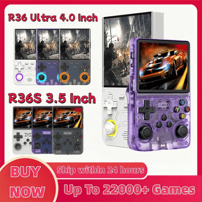 Neu R36 Ultra Retro Handheld-Spielkonsole 4 Zoll Open-Source Linux System 128GB