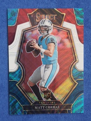 2022 Panini Select #115 Matt Corral RC Rookie Panthers Tri Color Prizm /199