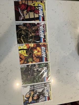 G.I. JOE SILENT MISSIONS JINX DUKE ROADBLOCK SPIRIT BEACH HEAD 1-SHOTS Lot Comic
