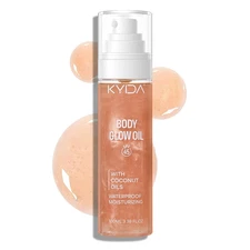 Sunscreen Body Glow Oil, Broad Spectrum SPF 45, Lightweight Water Resistant Shim