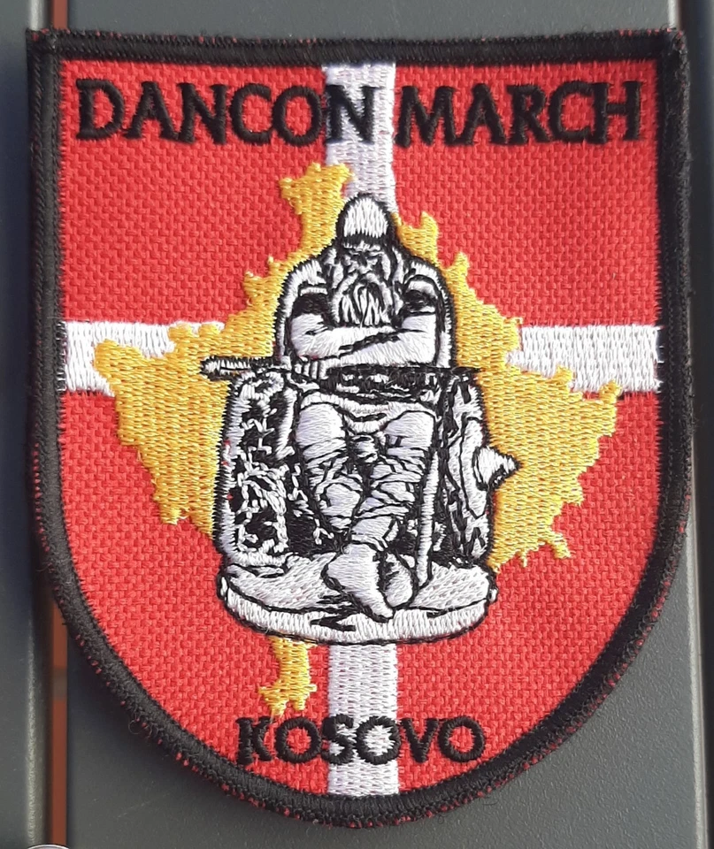 Lot Médaille Patch DANCON MARCH 2014 KOSOVO Commandos Forces Spéciales ORIGINAL - Photo 3/4
