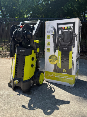 #ad Sun Joe SPX3001 2030 PSI Electric Pressure Washer w Hose Reel 14.5 Amp Tested $140.00