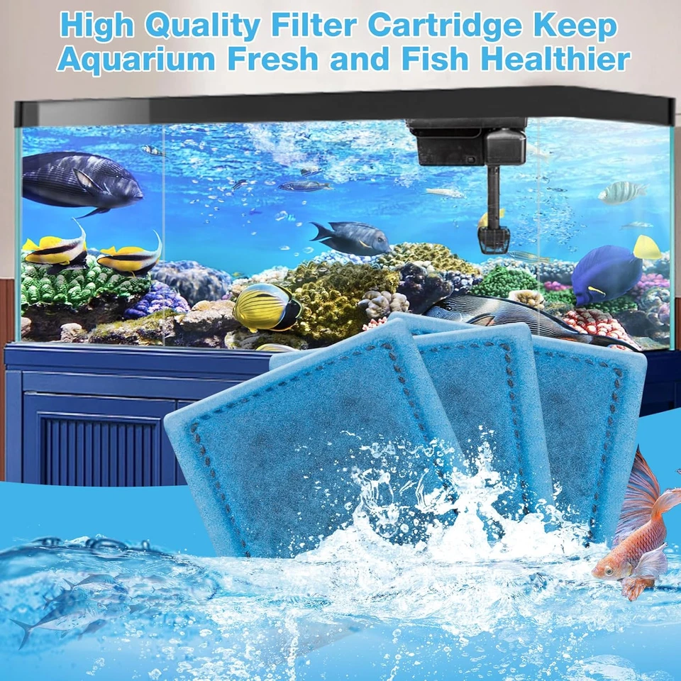 12 Pack Replacement Filter Cartridges Compatiable with Marineland Penguin PRO Po - Image 2 of 4