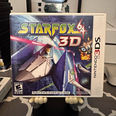 Nintendo Star Fox 64 3D (3DS) Manual Included 2011 E10+ NTSC-U/C