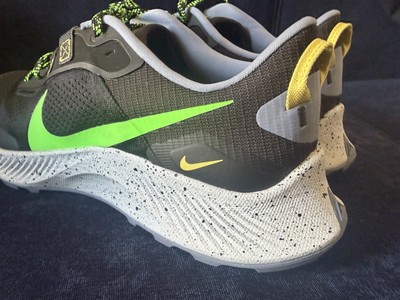 Size 11.5 - Nike Pegasus Trail 3 Black Green Strike for sale  display picture 1