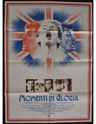 Manifest MOMENTI DI GLORIA Chariots of Fire BEN CROSS HUDSON OLIMPIADI A215