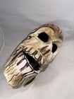 Hand Carved Mexican Calavera Skull Mask Wood Folk Art Movable Jaw — photo 2
