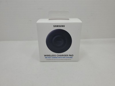 Brand New Samsung 9W Qi Certified Wireless Fast Charger Pad With Fan Cooling