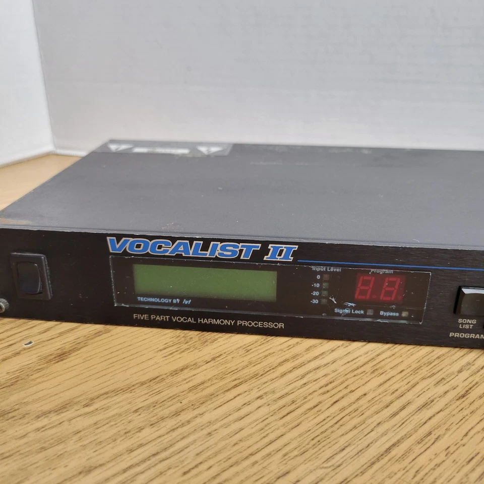 Digitech Vocalist II Five Part Vocal Harmony Processor Tested Working - Image 2 of 4