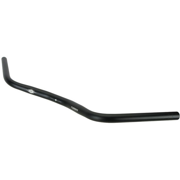 Soma Clarence Aluminum Multi-Use Drop Bar 670mm 38mm Rise Black 40 Back Sweep 18090₽