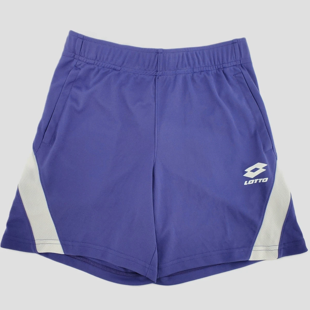 Short De Sport Lotto Junior XS – Marine – En Polyester Satin – Neuf Avec étiquettes