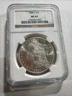1880 S Morgan Silver Dollar MS 63 NGC Graded