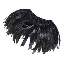 Women's Crow Costume Accessory Wizard Cosplay Carnival Cloak Halloween Cape