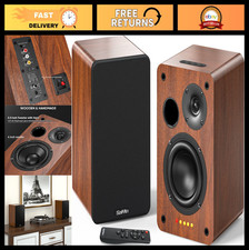 40W Bluetooth Bookshelf Speakers - 4" Woofer, Optical/Aux/RCA Inputs, Sub Out, T