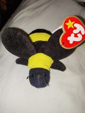 McDonald's Bumble the Bee Ty Teenie Beanie Babies 1999 Retired Vintage With Tag