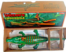 Classic Tin Toy TARZAN s CROCODILE OVP Box Aufziehbar Wind Up NEU