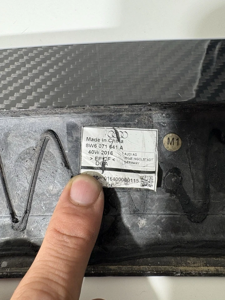 Alerón de maletero de fibra de carbono OEM para Audi A5/S5/RS5 2018-2019 | B9 A5/S5/RS5 Foto 3 de 3