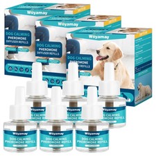 Dog Calming Diffuser Refills - 6 Pack Pheromones for Anxiety Relief, 180 Days