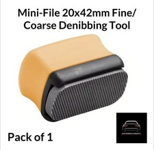 Mini-File 20x42mm Fine / Coarse Denibbing Tool To Remove Runs & Dirt.