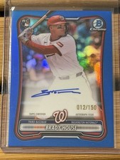 2026 Bowman Chrome Rookie Auto Brady House #CRA-BH Blue Refractor /150 (RC)
