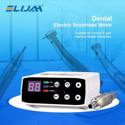 Dental Brushless LED Electric Micro Motor /1:5 Increasing Handpiece Lab Tools US