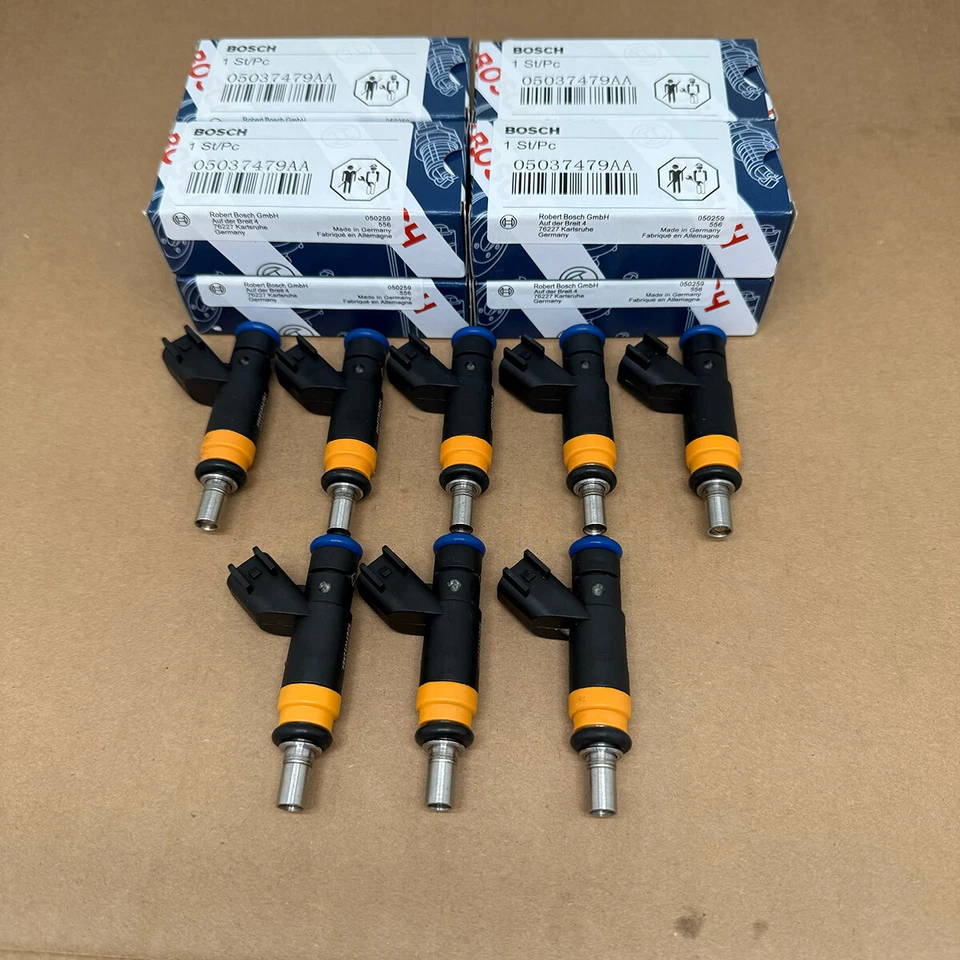 Injetores de combustível 8X BOSCH 05037479AA para 11-17 RAM 1500 2500 3500 Dodge 5.7L V8 - Imagem 2 de 4