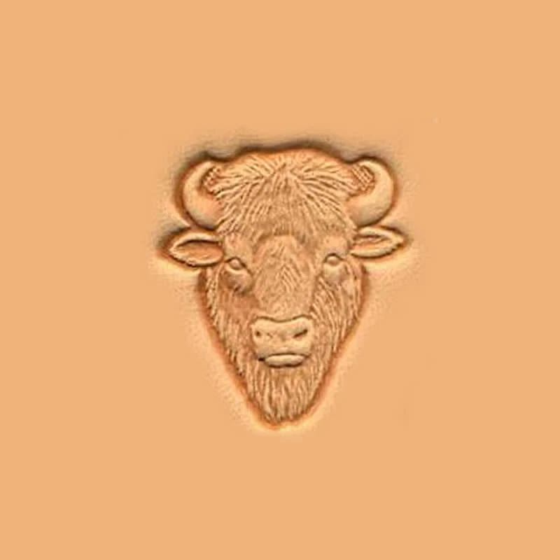 Leder 3D Stempel Büffelkopf, Tandy Leather, 88458-00