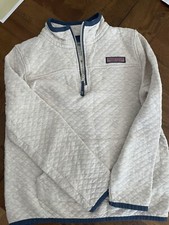 Vineyard Vines 1/4 Zip Sweatshirt Girls Size Medium 10-12