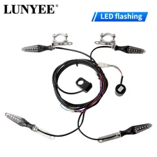 E-bike Electric Bicycle Light Set Flashing Dynamic LED Turn Signals dicator Horn