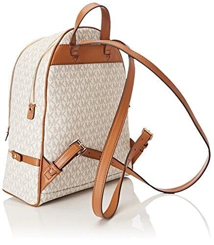 Michael Kors Rhea mittlerer Logo-Rucksack mit Reißverschluss braun oder vanille $ 378 neu mit Etikett verpackt - Bild 9 von 36