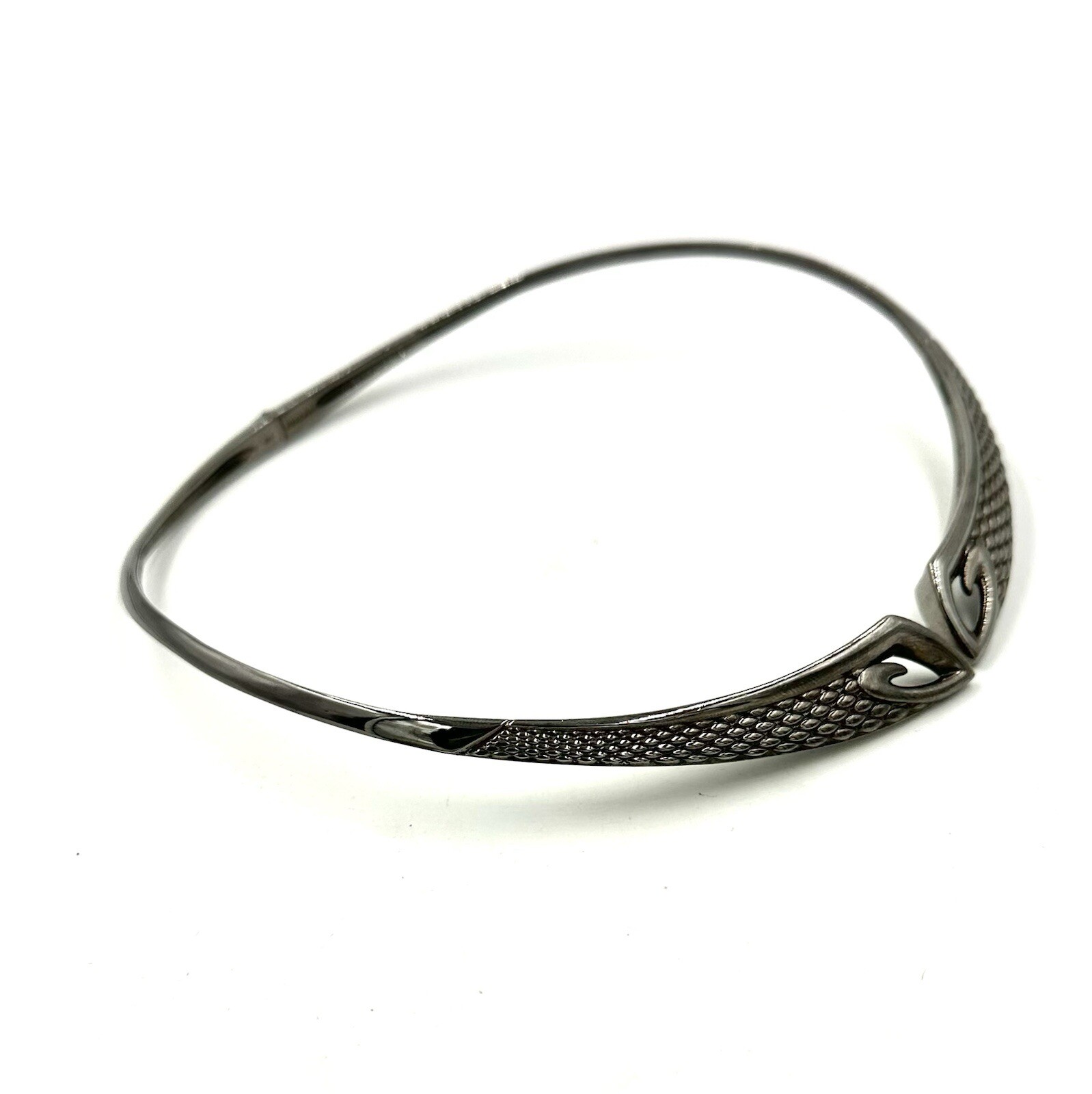 REALM Sterling Silver Python Collar Choker Neckla… - image 6