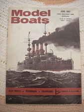 Model Boats Magazine June 1967 Used in reasonable condition HM Trawlers drawing